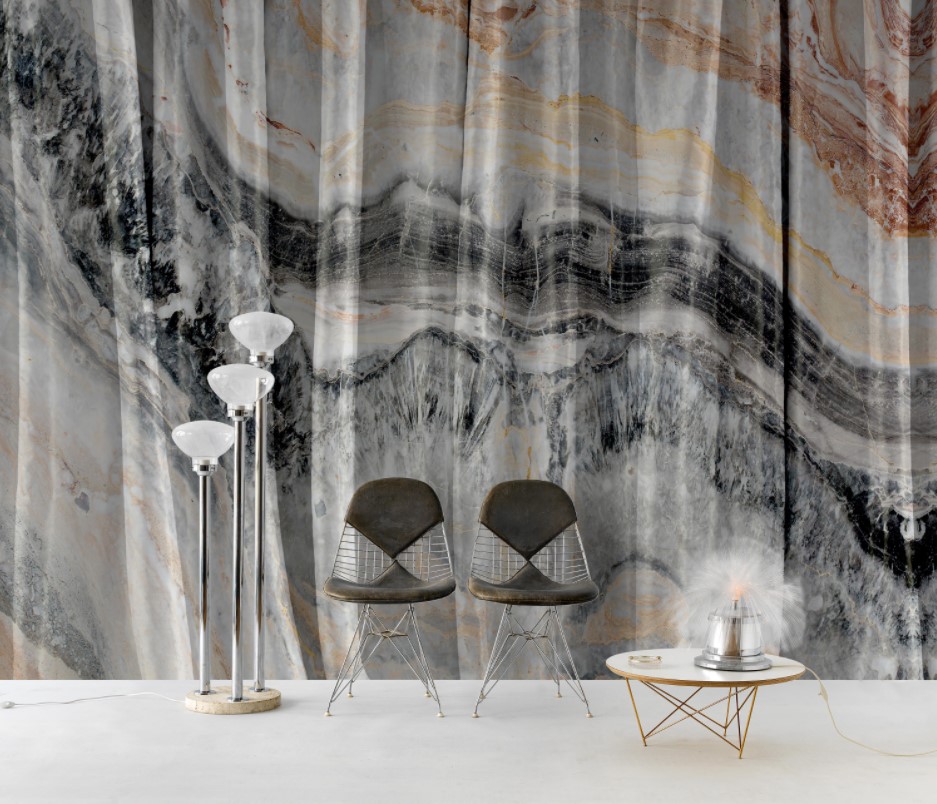 Textil imitación de marmoleado