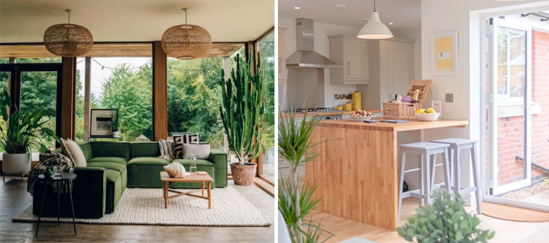 Ambiente Country Retreat natural inspirado en el campo