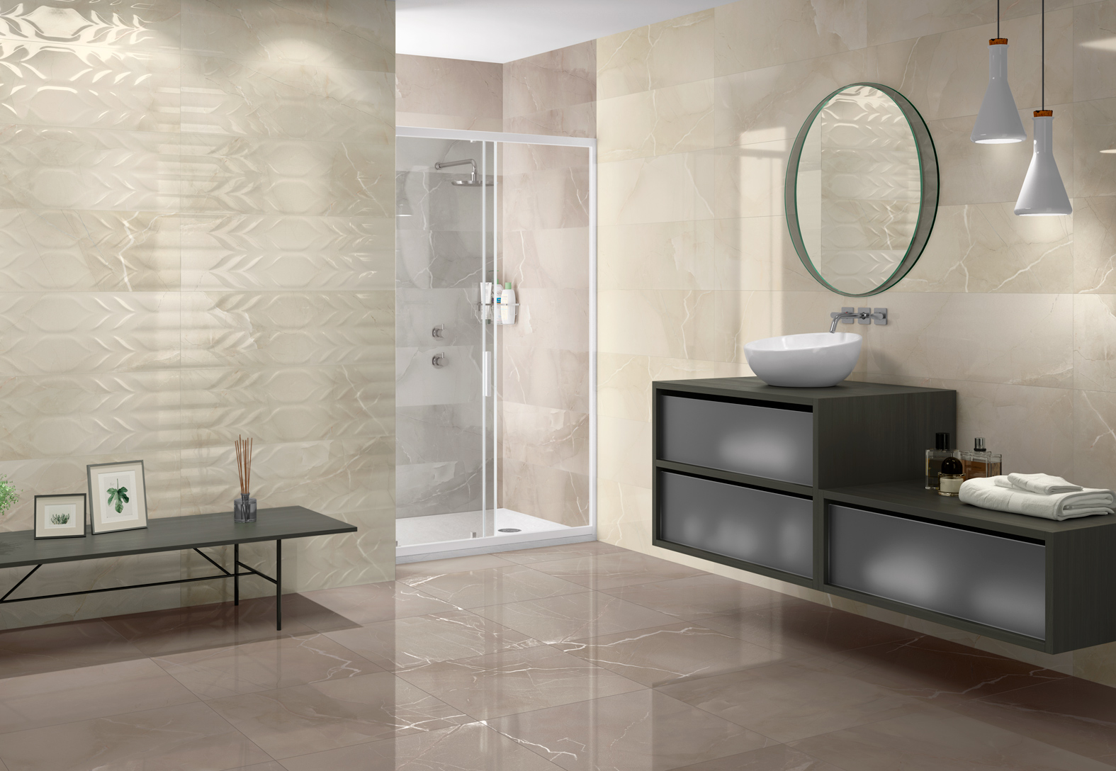PASSION R90 CHAMPAGNE Y TAUPE · 30x90
