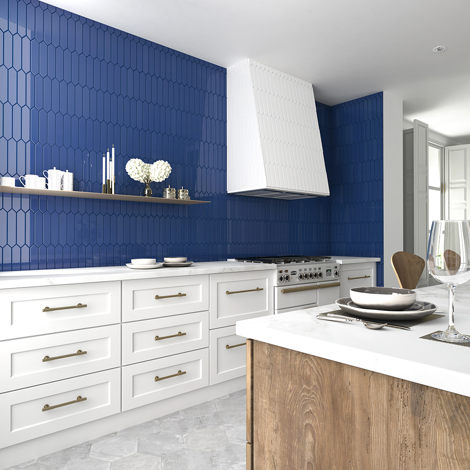 Arrow Adriatic Blue & Pure White