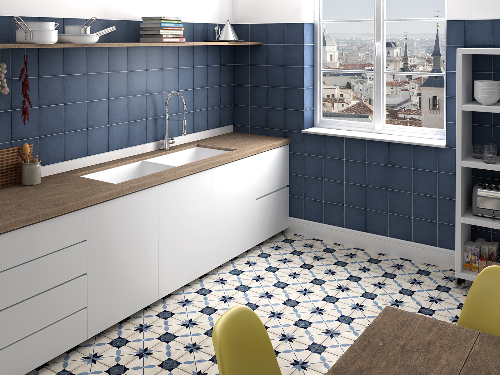 Art Nouveau Woad Blue / Arcade Blue