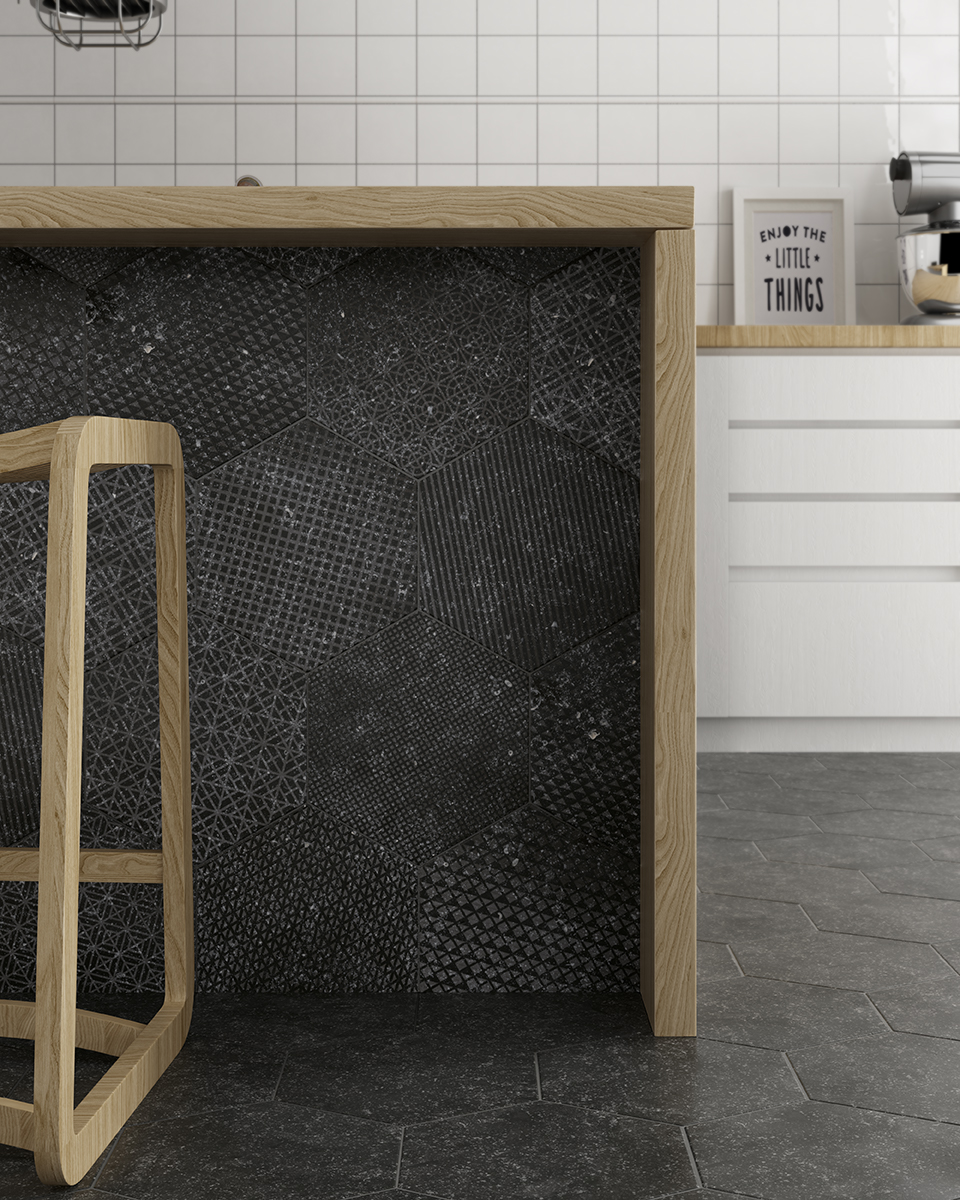 Coralstone Hex. Black & Coralstone Gamut Black