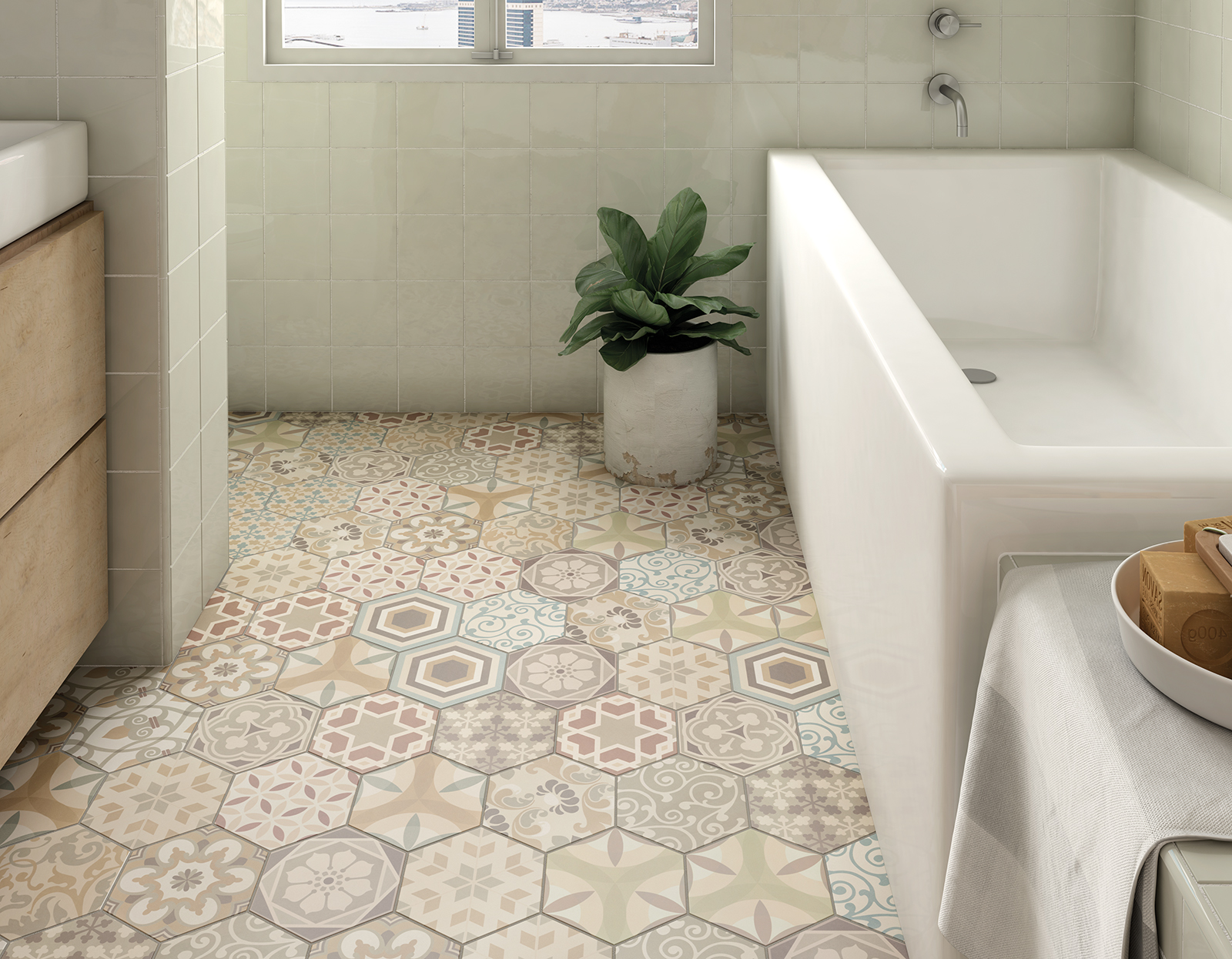 Hexatile Mate Harmony 17,5x20 cm