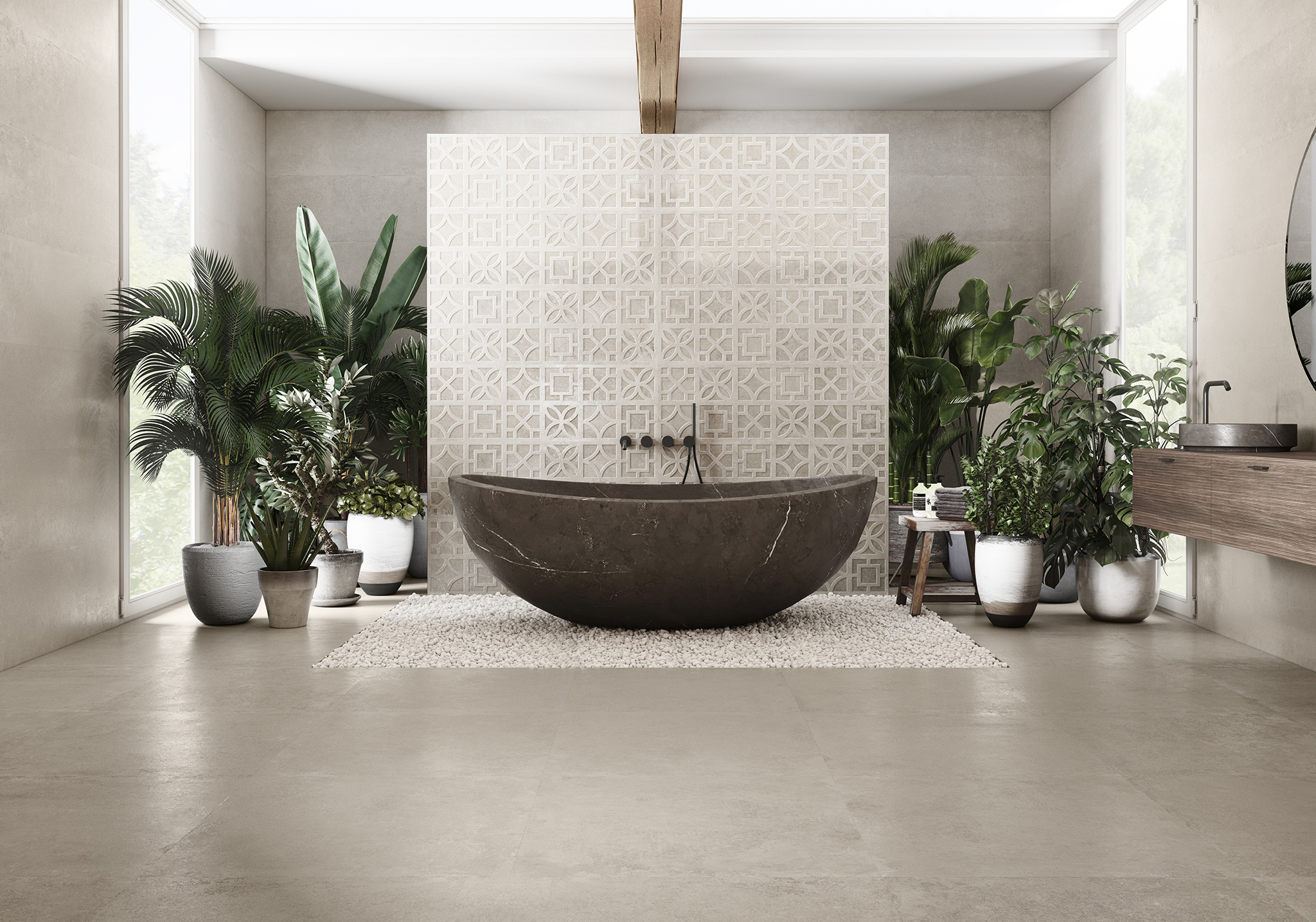 Rockwell Marfil Baño