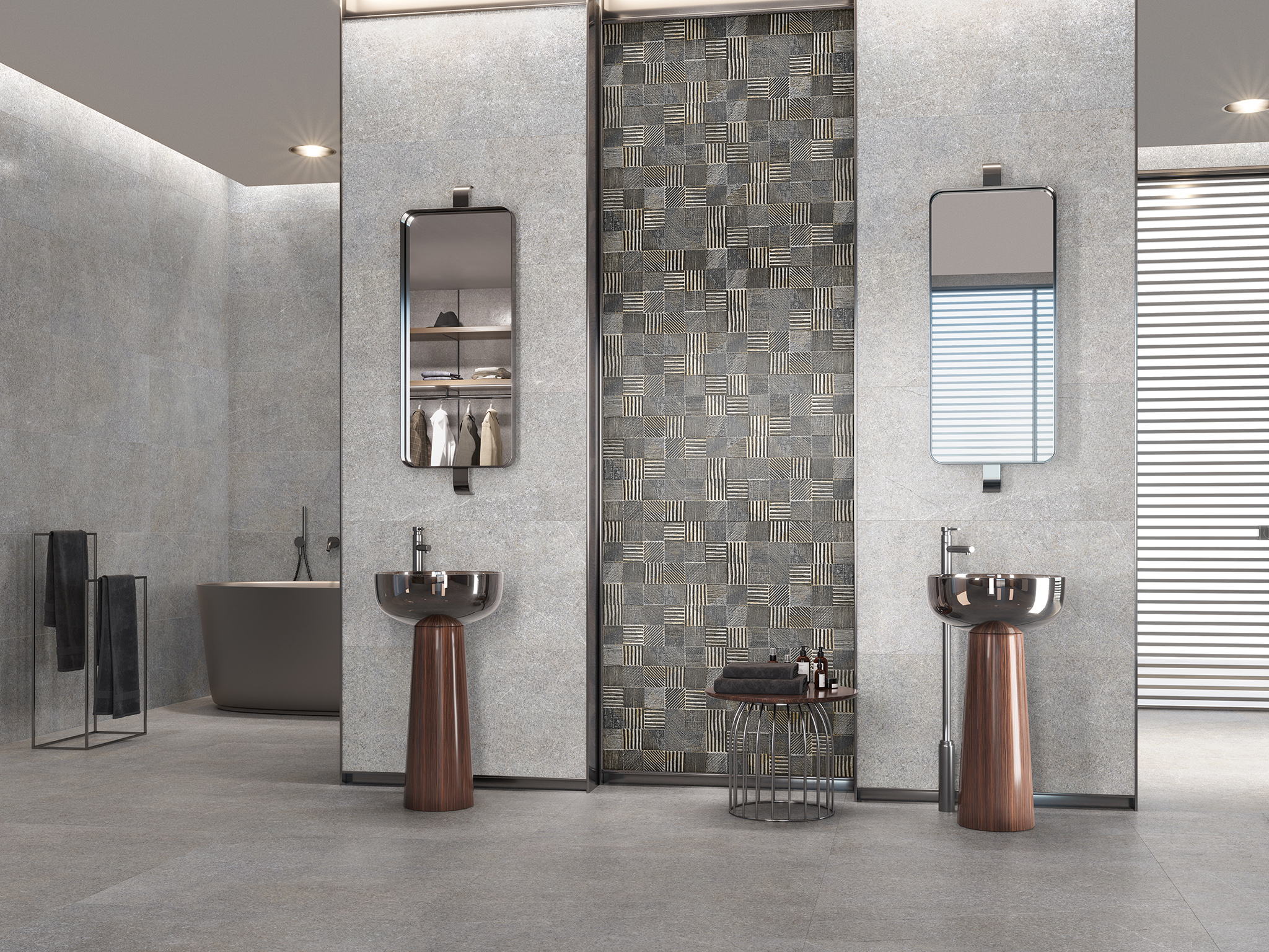 Igneous Stone Gris Baño