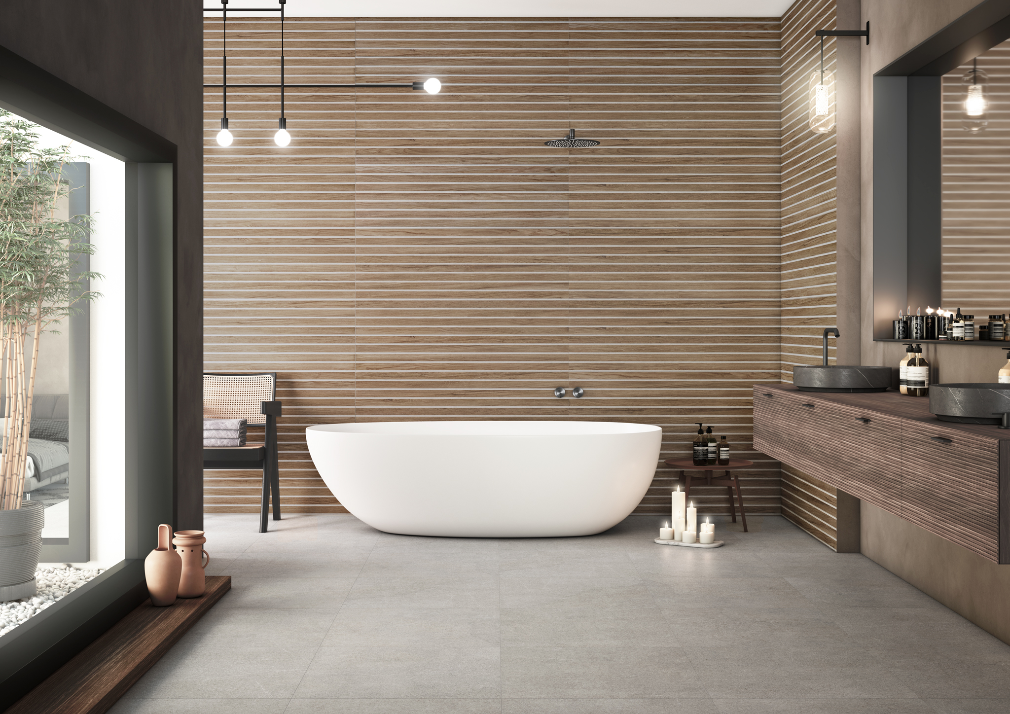 Wire Nogal Baño