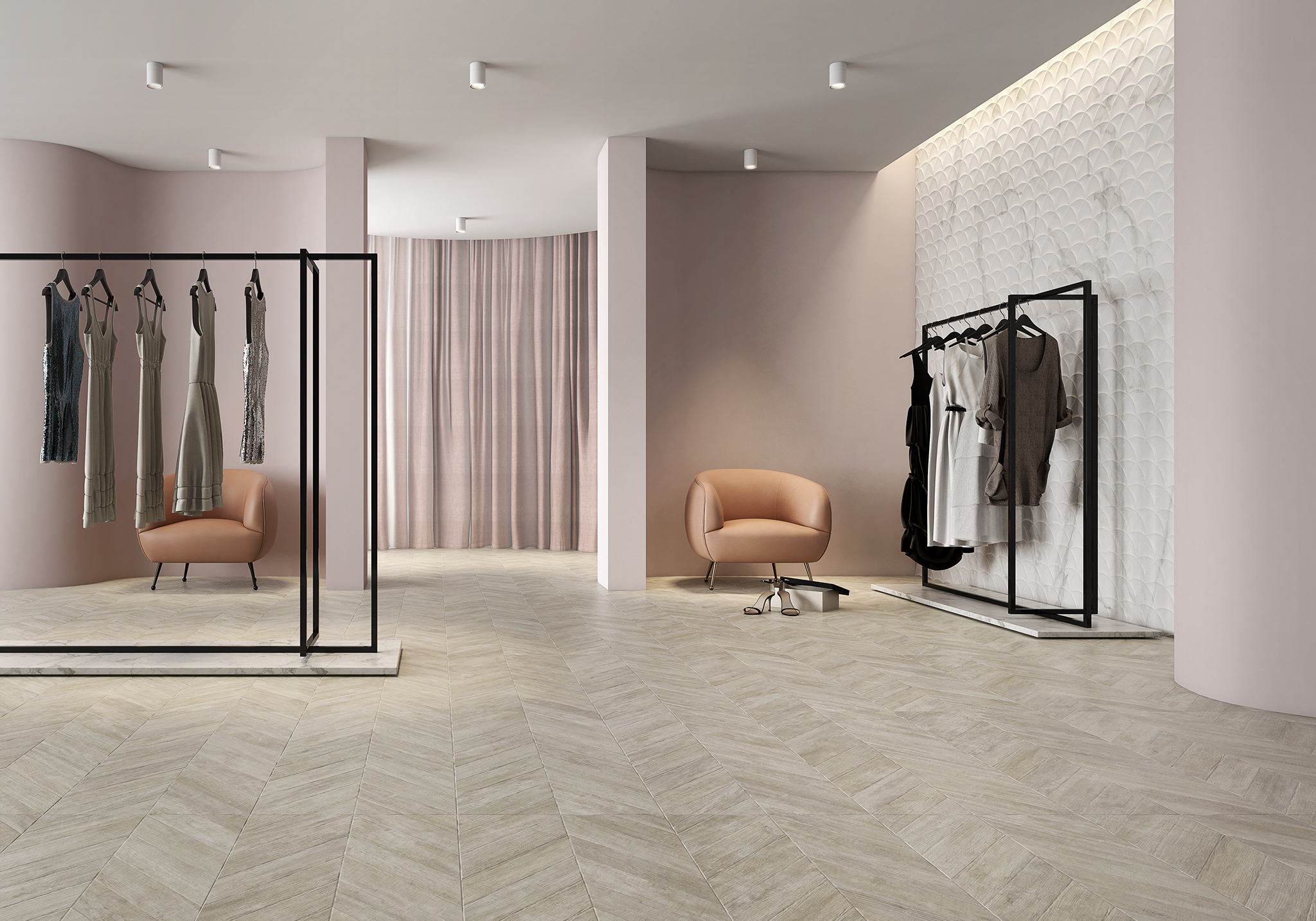 Rafter Chevron Beige Tienda