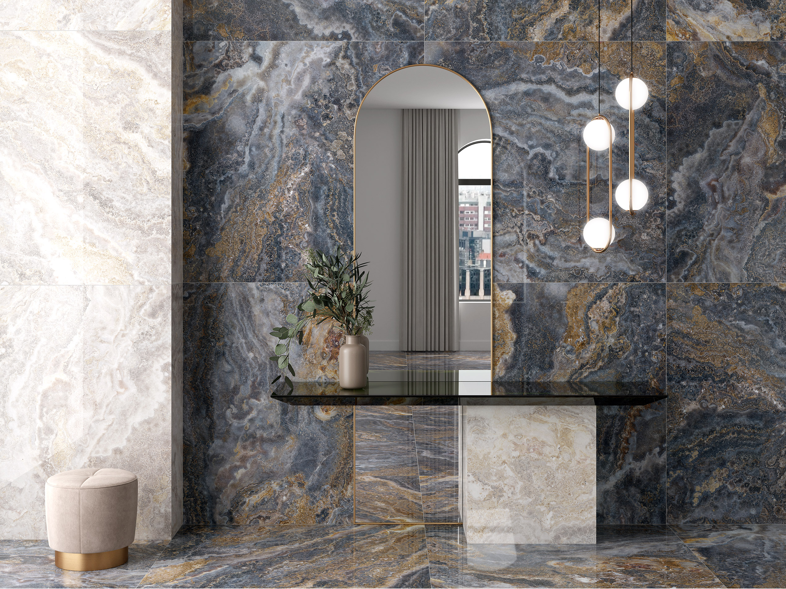 Linz Blue 120x120 & Linz White 120x120