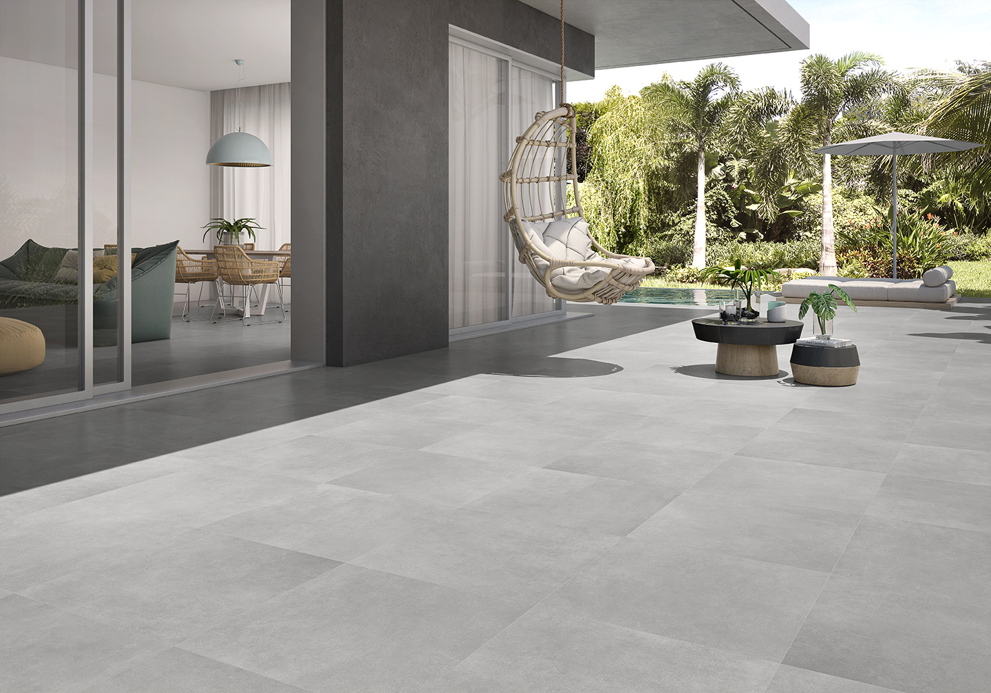 Loussiana Gris Antislip