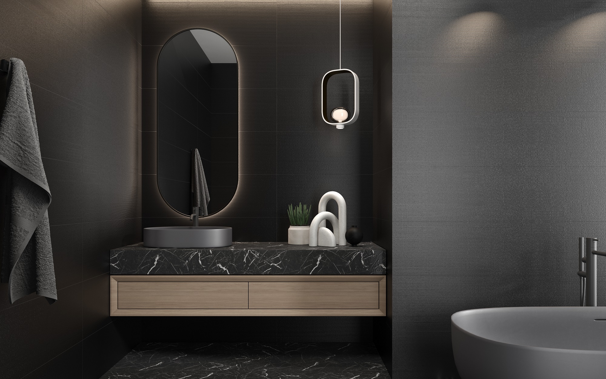 Un baño total black