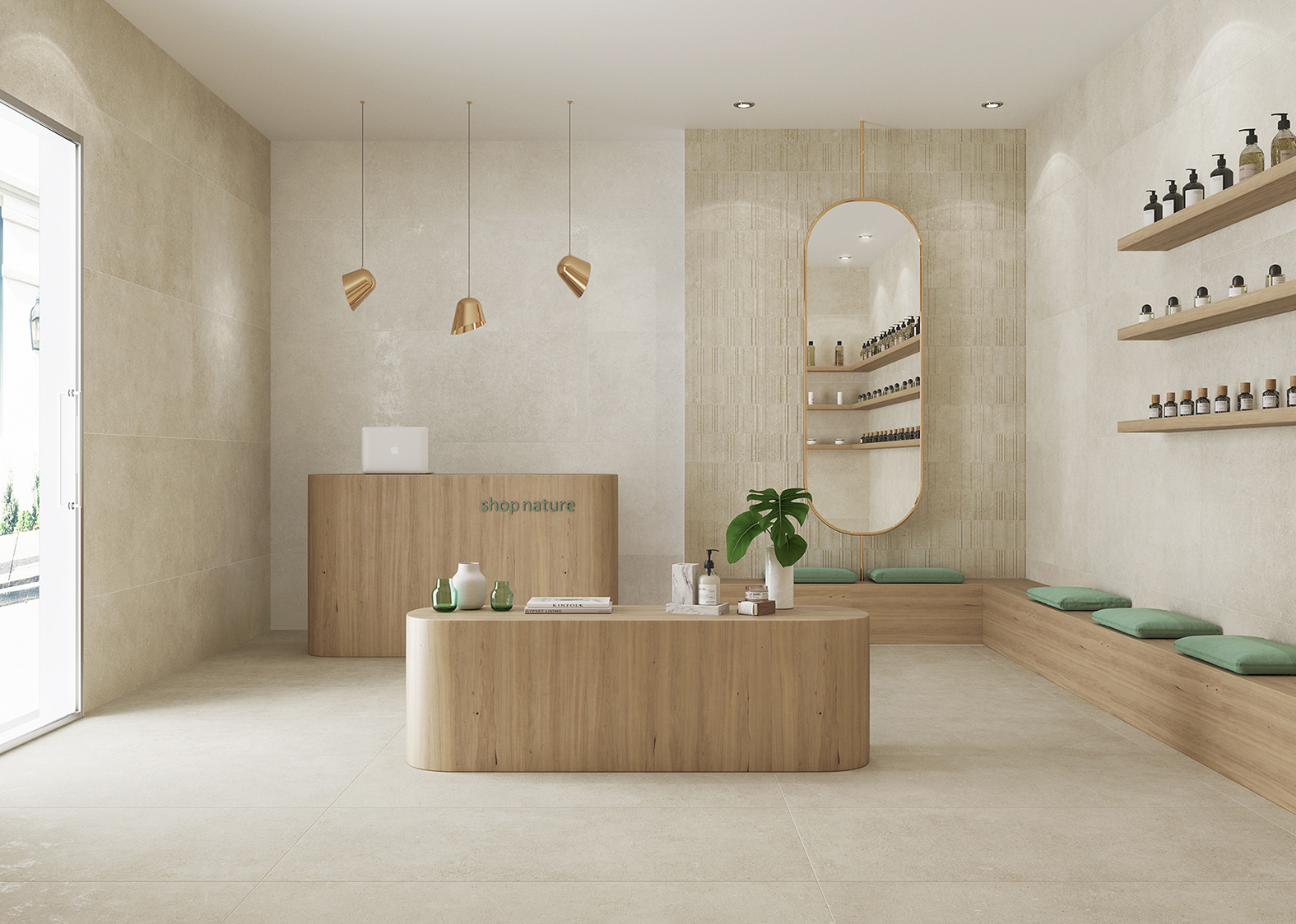 SHELLSTONE 120 WHITE CREAM