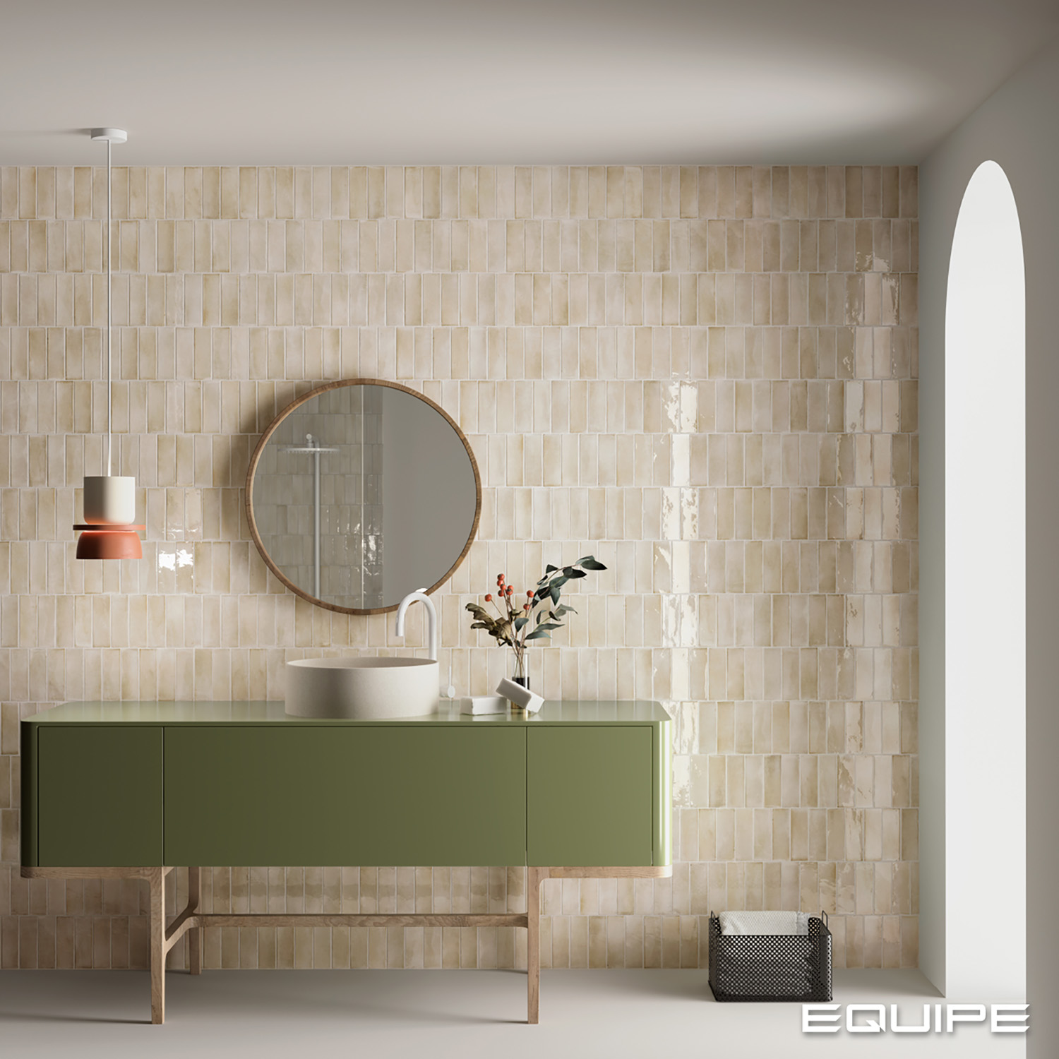 Coco Canvas - Baño mid century