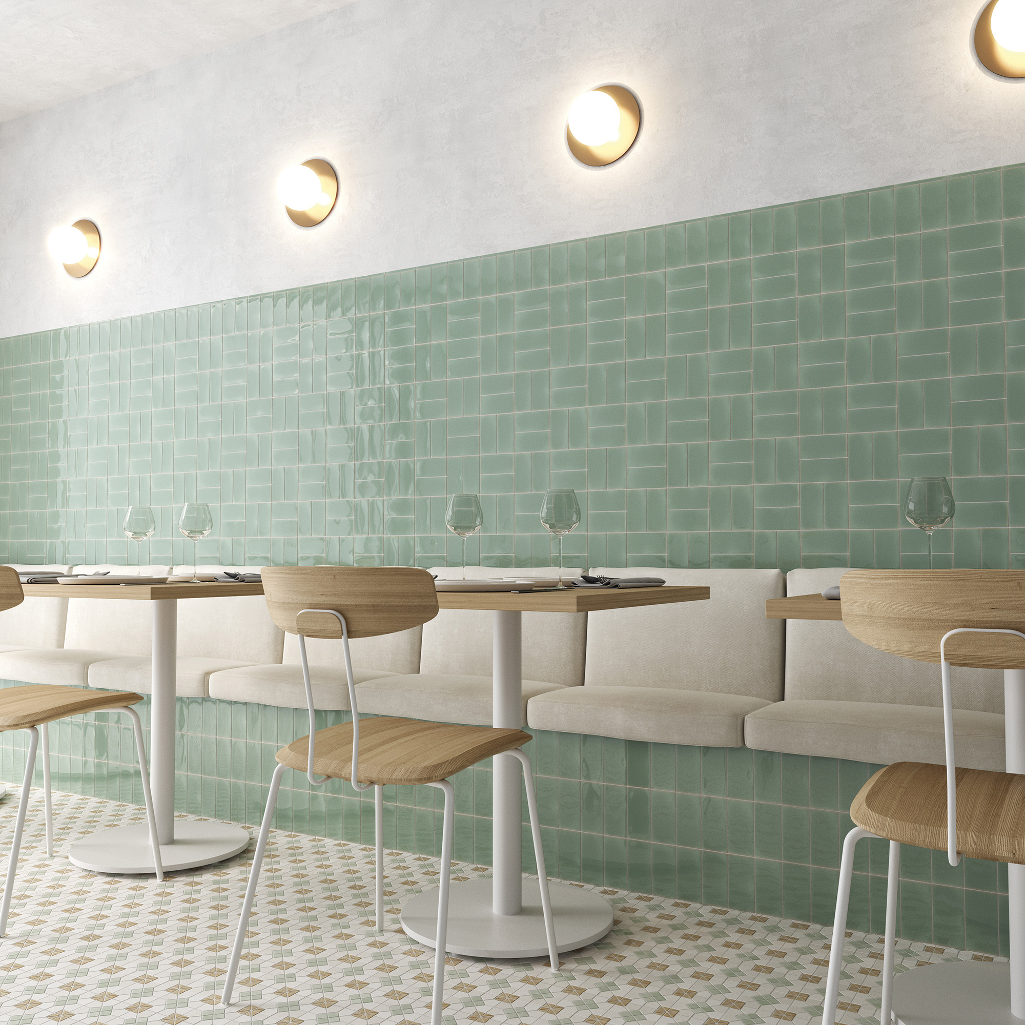 FAYENZA SQUARE FERN - FAYENZA FERN Y ROUNDED EDGE FERN - SUIT MOSS - AMB
