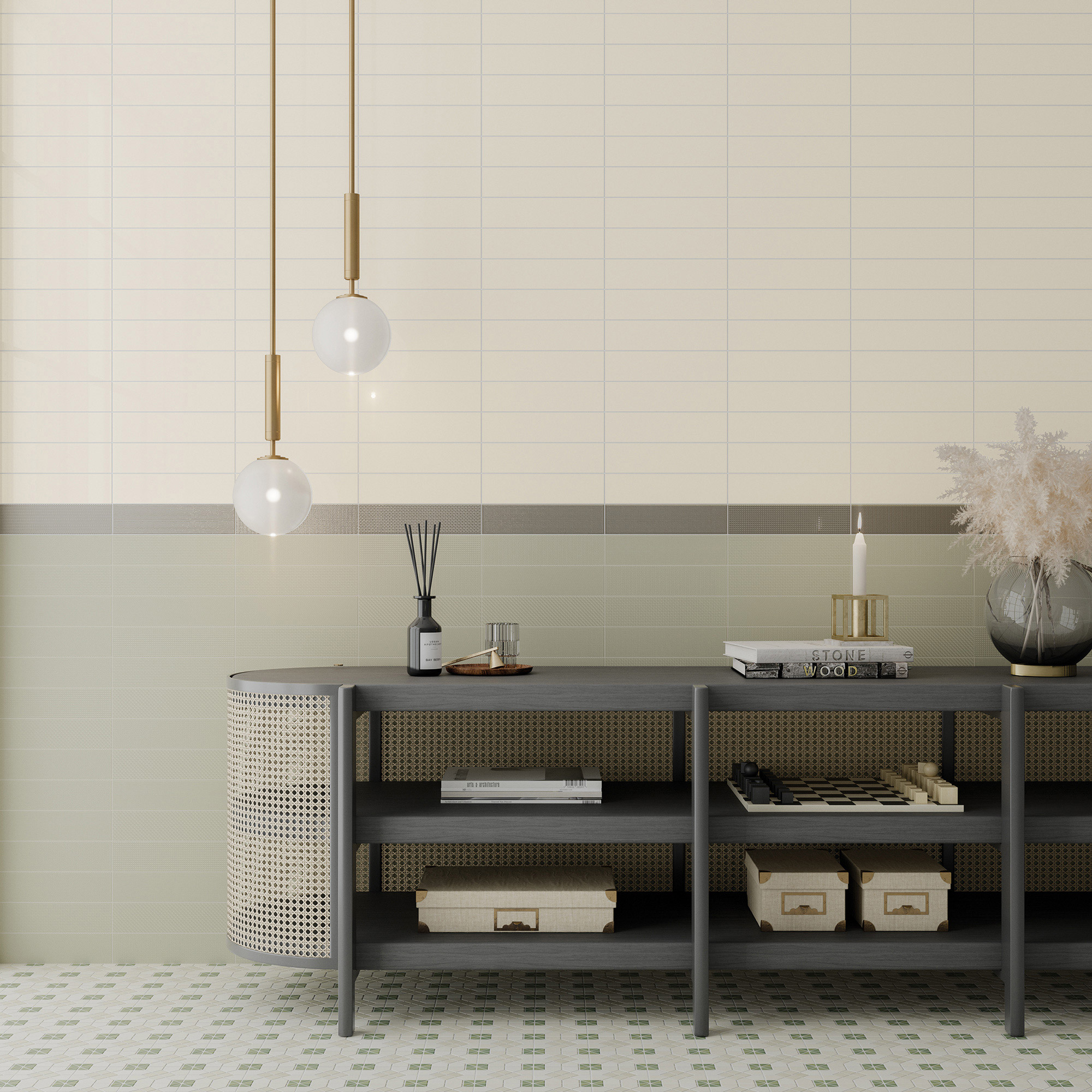 TEXITURE-PEARL TEXITURE PATTERN MIX PEWTER - TEXITURE PATTERN MIX SAGE - SUIT MOSS- AMB