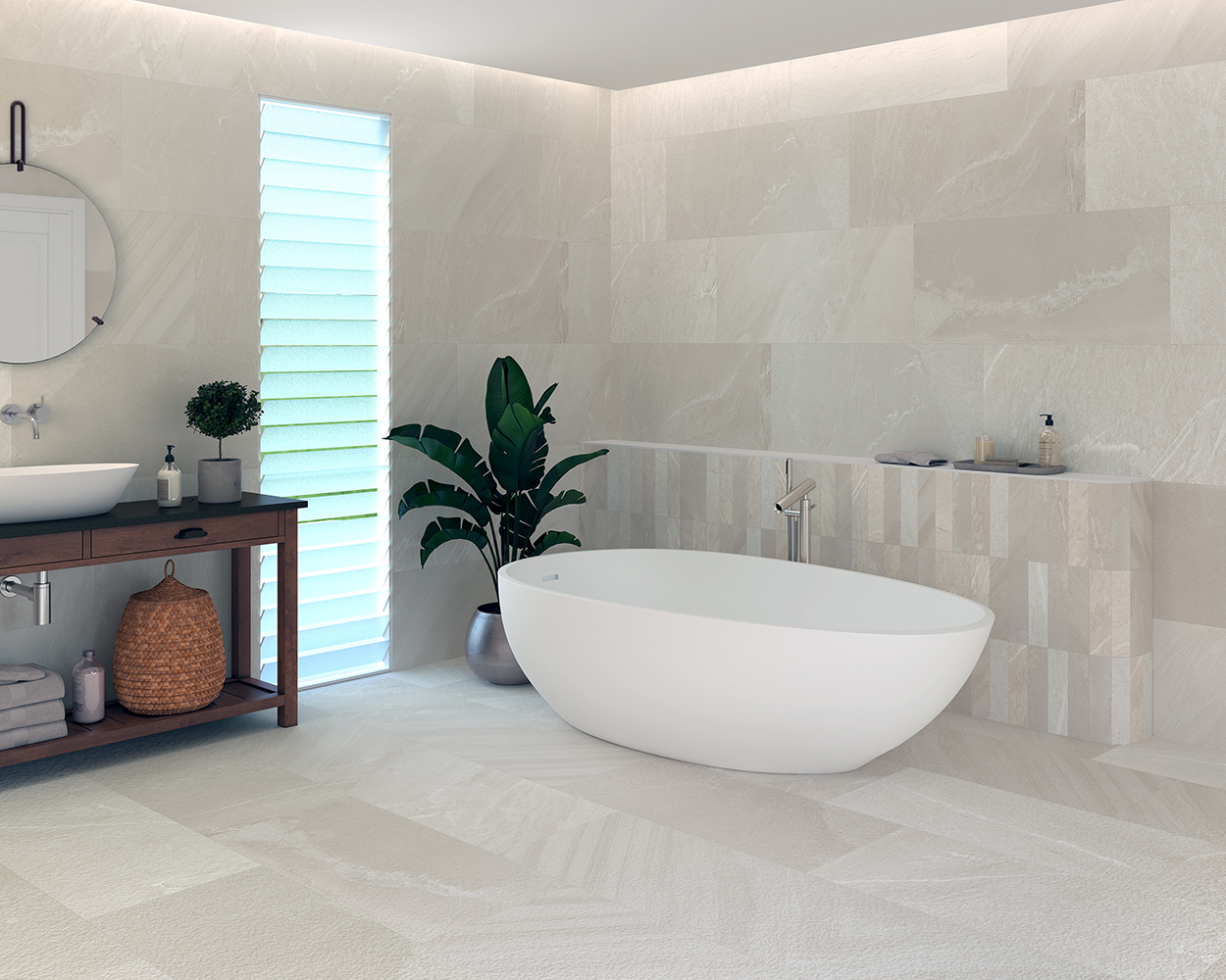 BAÑO PIETRASANTA IVORY
