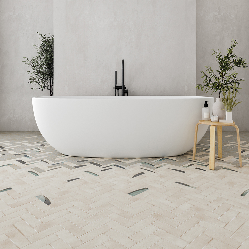 POTTERY Natural and Grey baño