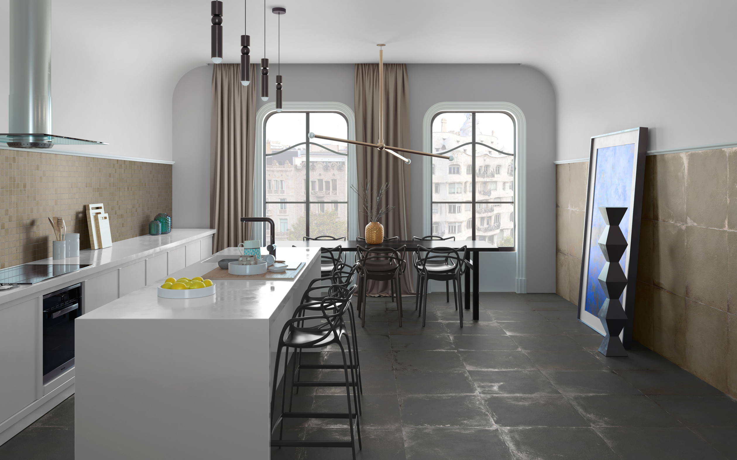 SAN FRANCISCO 60 BLACK OXIDE · 60X60