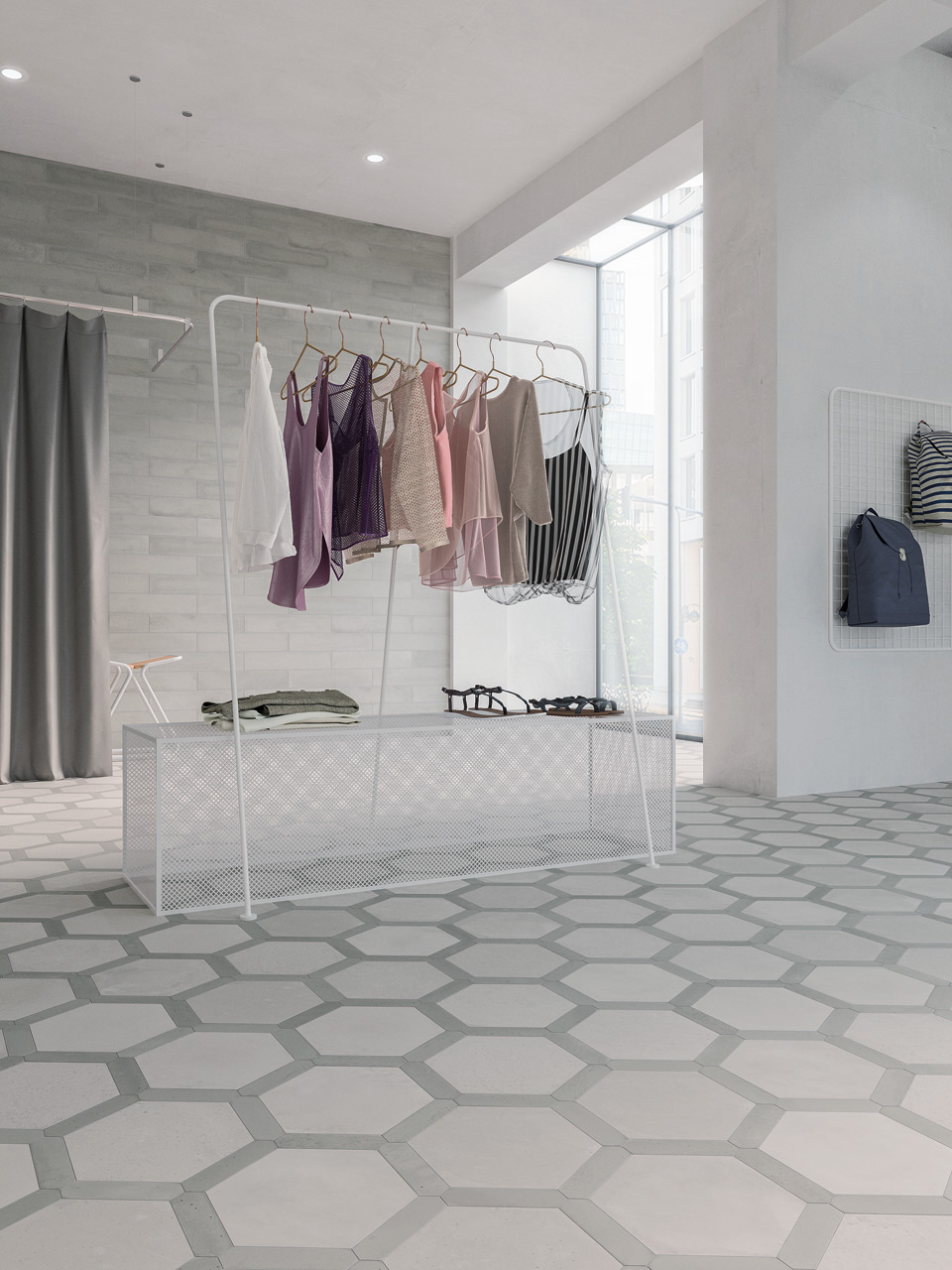 LOVE AFFAIRS- Concrete Mini Crayon Ash Grey and Concrete Hexagon Light