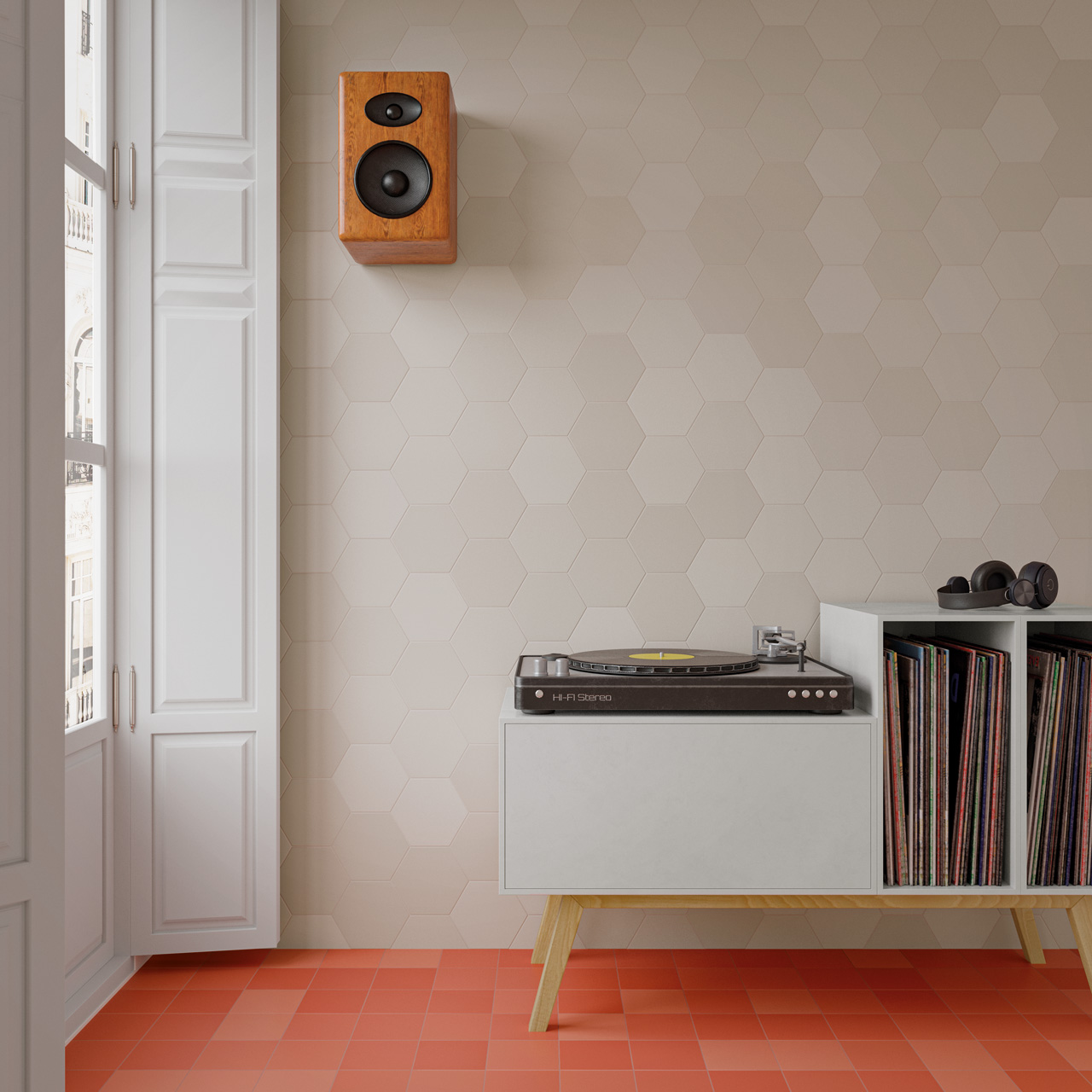 SIX HEXA White & SIX Coral