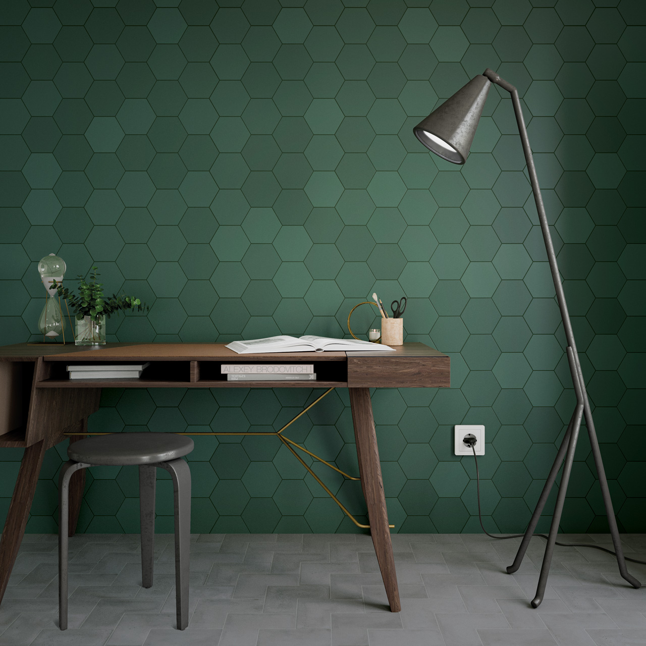 SIX Green & ELLE FLOOR Concrete