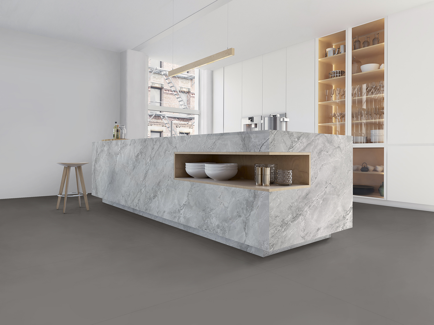 Una cocina urban-chic