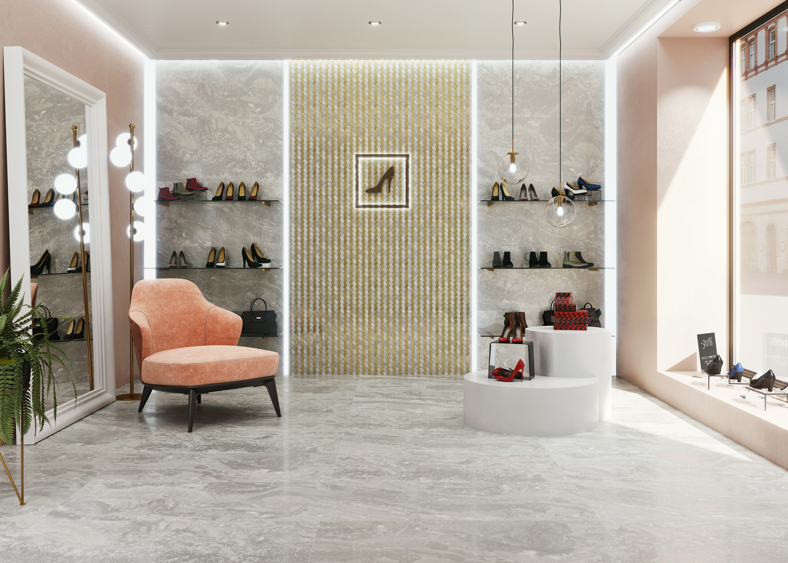 NEBULA LUX 120 SILVER · 60x120