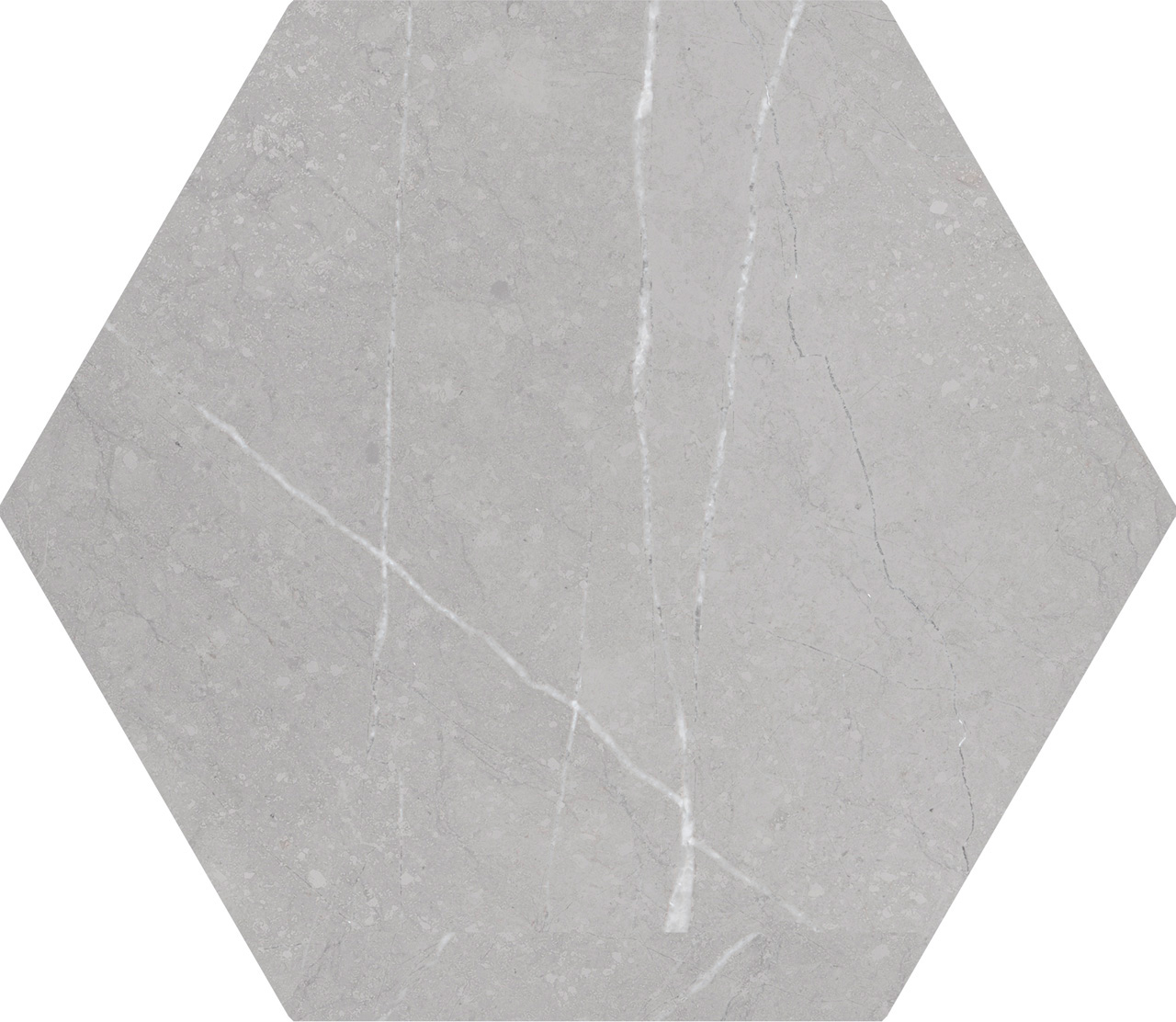 LOVE AFFAIRS- Petra Hexagon Grey-20x23