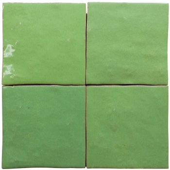 Zelij verde hierba 10x10
