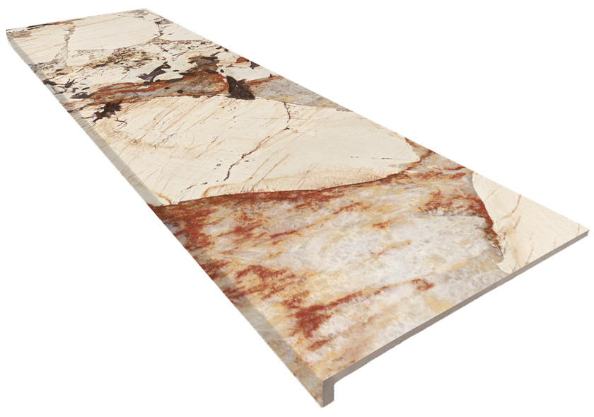 PELDAÑO RECTO 33x120X3 cm NUBIA