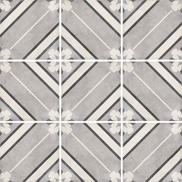 Art Nouveau Inspire Grey 20x20 cm