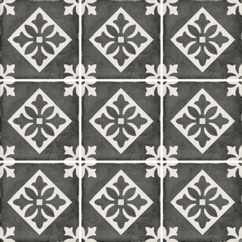 Art Nouveau Pàdua Black 20x20 cm