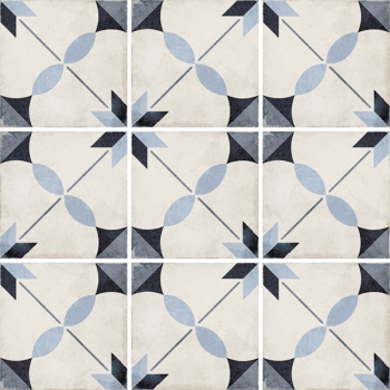 Art Nouveau Arcade Blue 20x20 cm