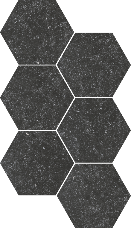 Coralstone Black Hex. 29,2x25,4 cm