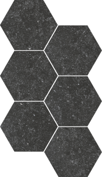 Coralstone Black Hex. 29,2x25,4 cm