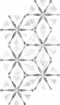 Bardiglio Flower 17,5x20 cm