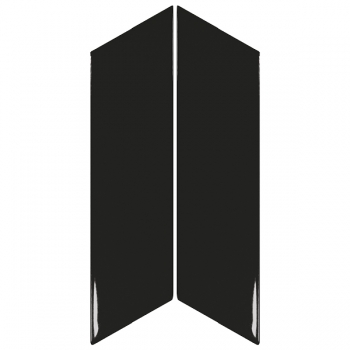 Chevron Wall Black Gloss