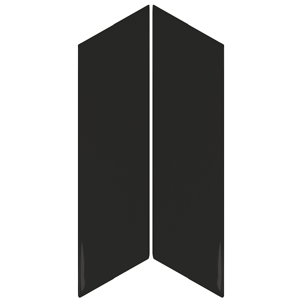 Chevron Wall Black Matt