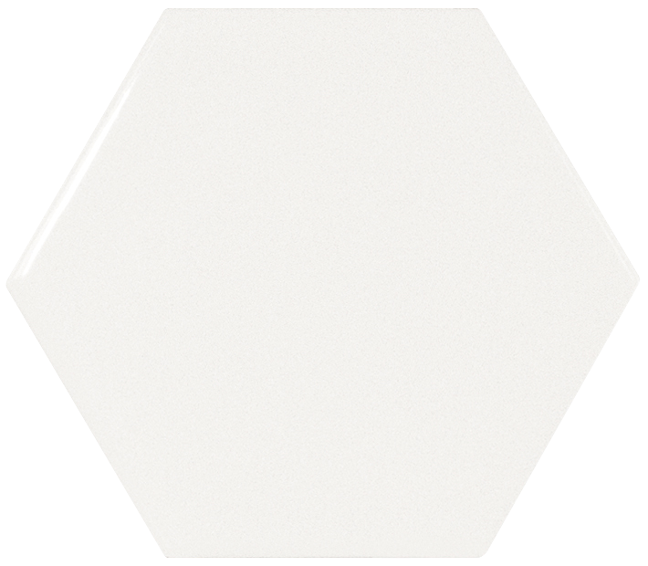 Scale Wall Hexagon White Gloss