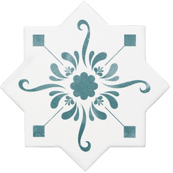 Becolors star dec.stencil lagoon