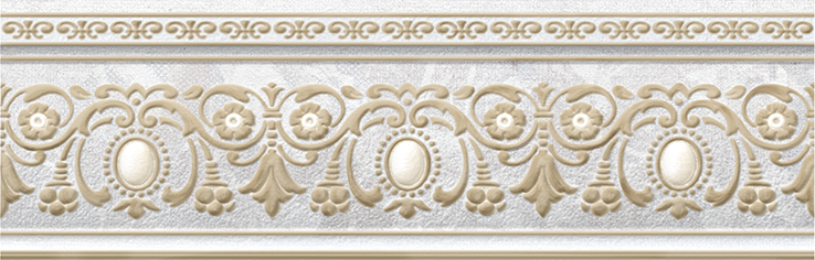 Listelo Rossana Neutral 8x25