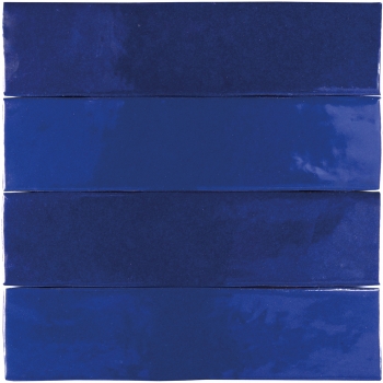 Zelij 5x20 azul cobalto