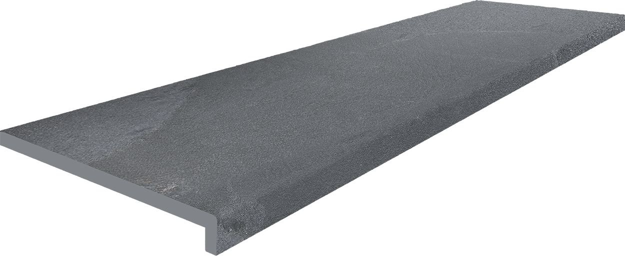 PELDAÑO PIETRASANTA DARK GREY  33X120X3