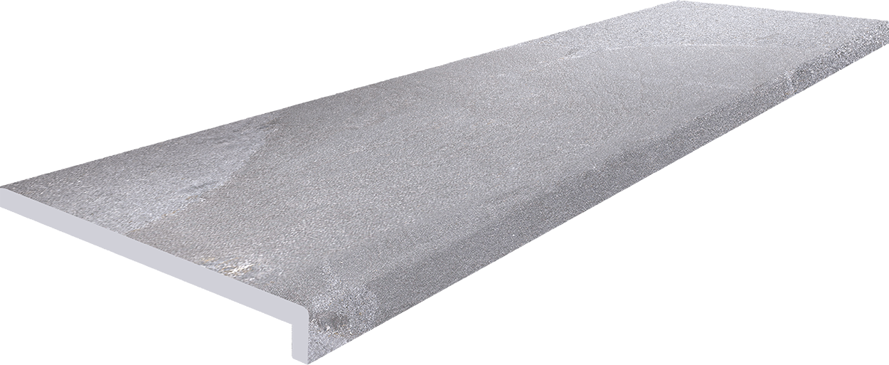 PELDAÑO PIETRASANTA LIGHT GREY 33X120X3